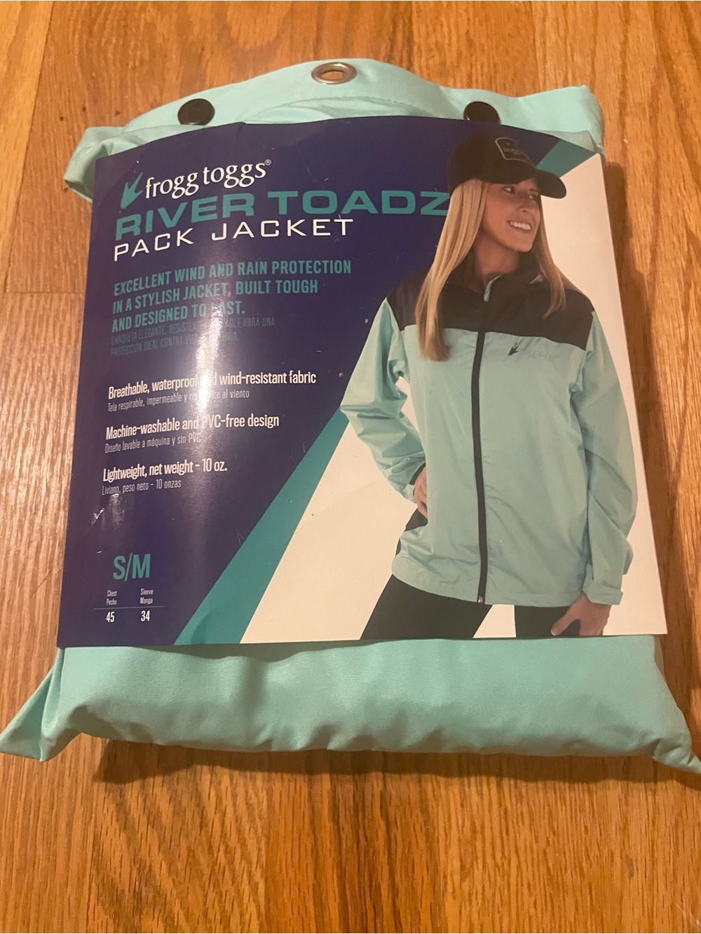 Frogg Toggs River Toadz Women's Mint Windbreaker Jacket